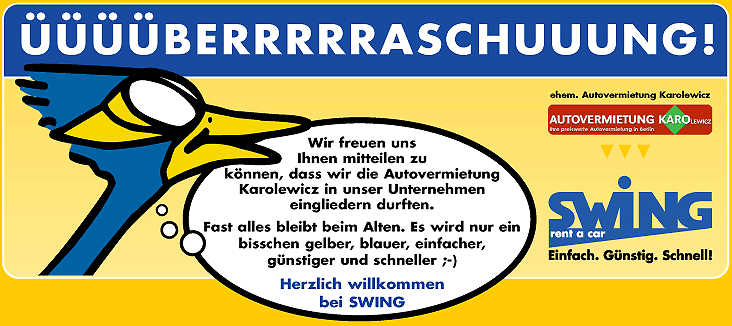 SWING | rent a car | Autovermietung